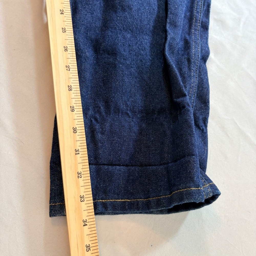Wrangler Rugged Wear Jeans‎ Mens 40x34 Dark Wash Straight Leg Cotton Made in USA - Picture 8 of 9